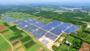 Solar Farm in Caribbean